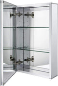 15 x 24 Medicine Cabinet, Two Adjustable Shelves, Recessed or Surface Mount | Bathroom Medicine Cabinet with Mirror