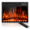 23 inch Electric Fireplace Insert, Fireplace Heater with Remote Control