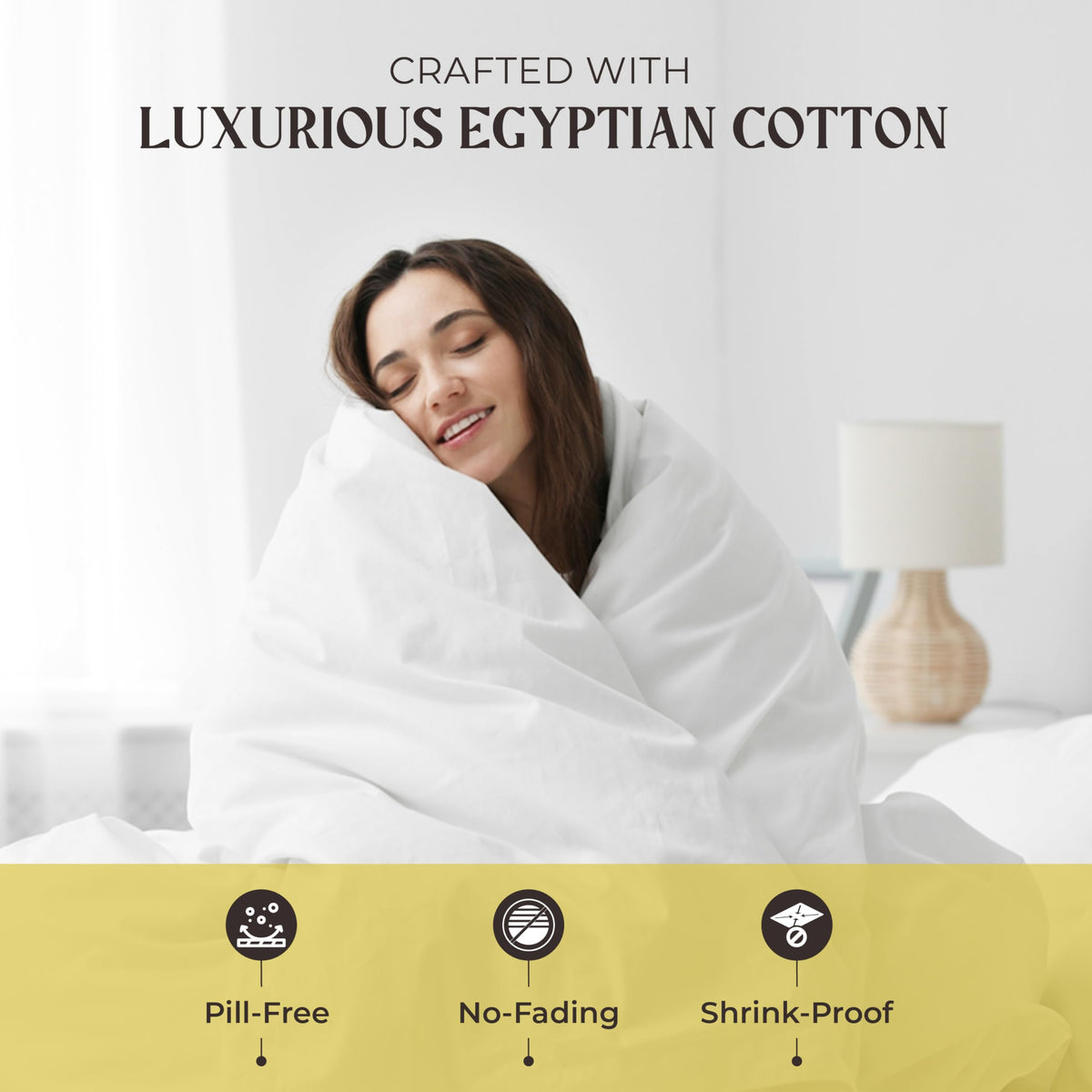 100% Pure Egyptian Cotton Sheet Queen Size - Luxury 1000 Series Grandiose Collection Queen Size Sheets (4 PC