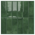 Green Peel and Stick Backsplash Tiles Wall 10-Sheet