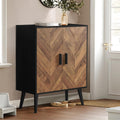 Storage Cabinet with 2 Shelves & Doors, Sideboard Buffet Cabinet with Storage, Entryway Cabinets