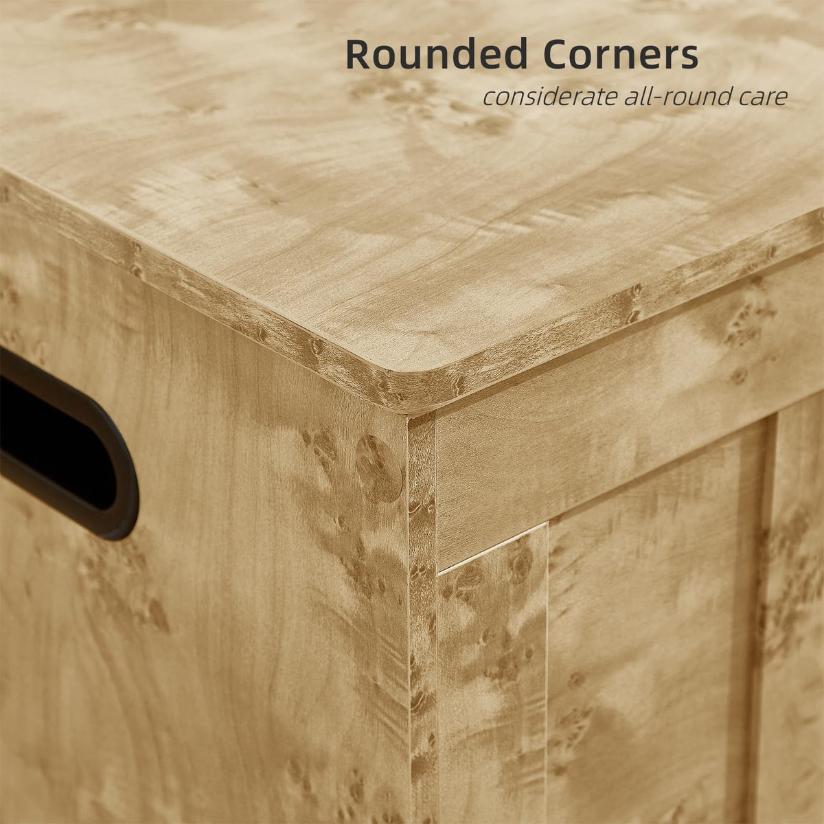 51.2" Storage Chest Extra Large, Wooden Storage Bench(Rustic Gold)