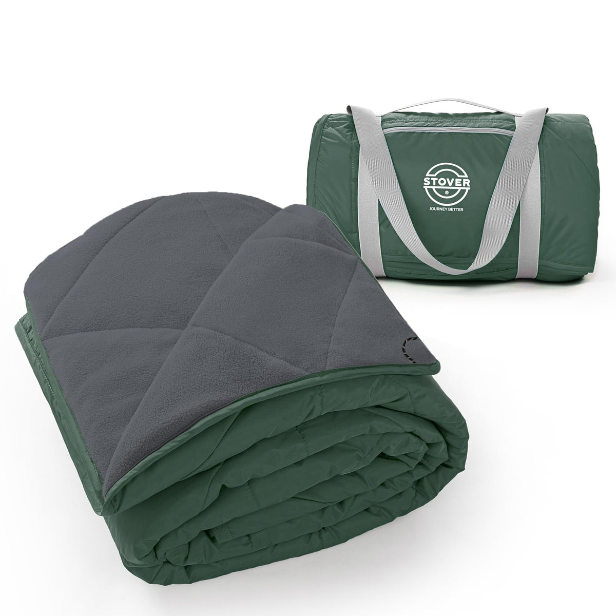 Large Waterproof Outdoor Stadium Blanket- Extra Thick Soft Fleece Camping Blanket for Travel, Picnics, Sports, Dogs