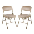 Series Heavy Duty, Industrial Grade, Premium Vinyl Folding Chairs 2" Ultra Padded Seat Double Hinged Steel