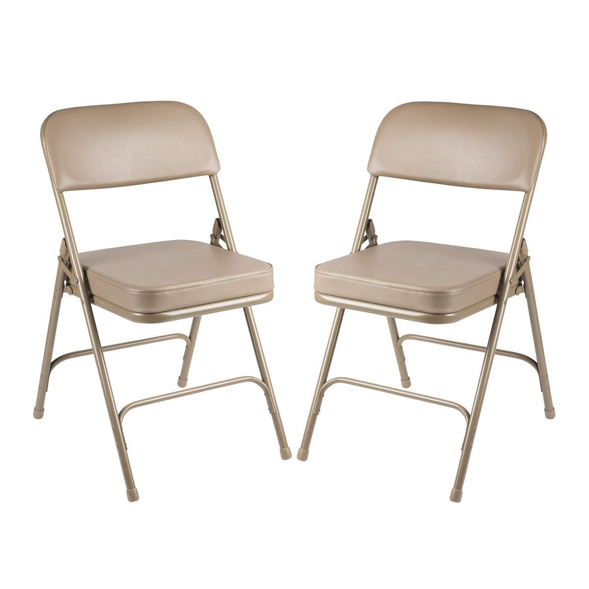 Series Heavy Duty, Industrial Grade, Premium Vinyl Folding Chairs 2" Ultra Padded Seat Double Hinged Steel