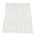 Beaded Fringe Trim Glass Beads Trim Tassels, White