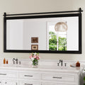 Farmhouse Mirror 60"x30" Black