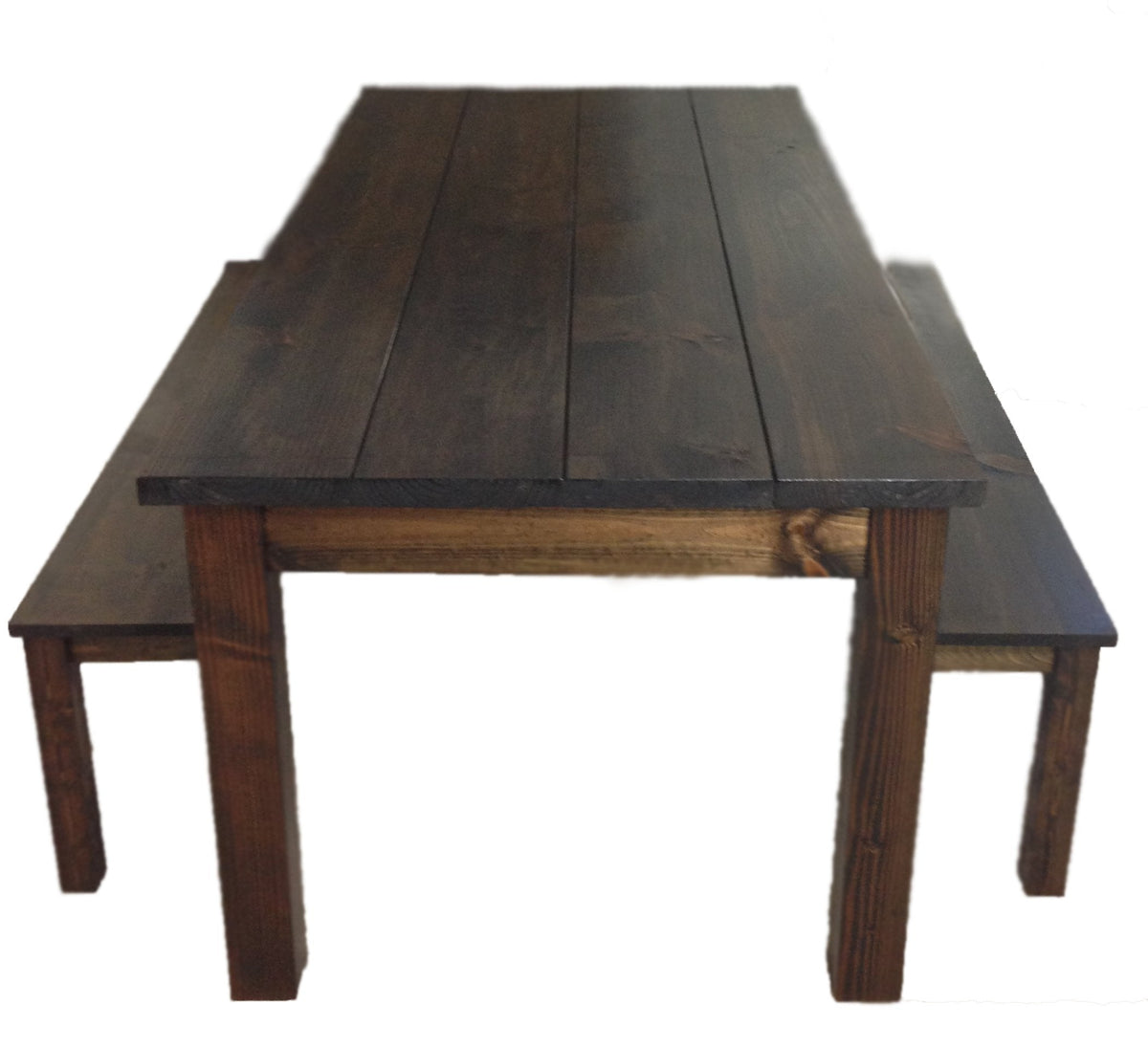 & Starns Yukon 60" Farmhouse Dining Table - Walnut Finish - 60"L x 34"W x 30"H