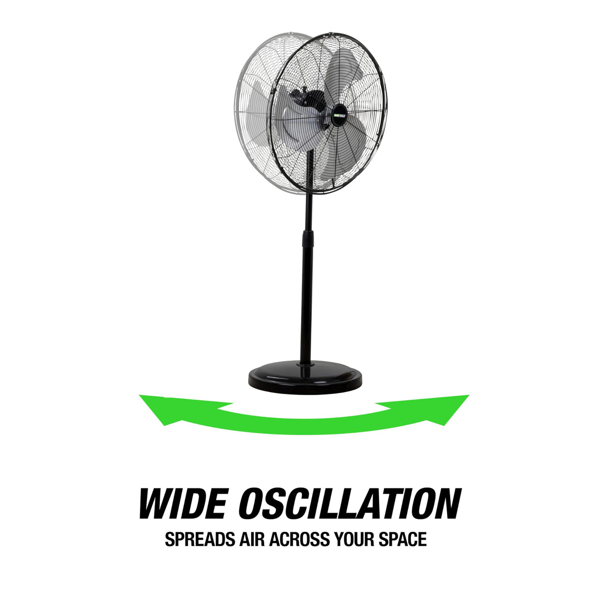 Adjustable 20 Inch Oscillating Pedestal Fan 3,320 CFM