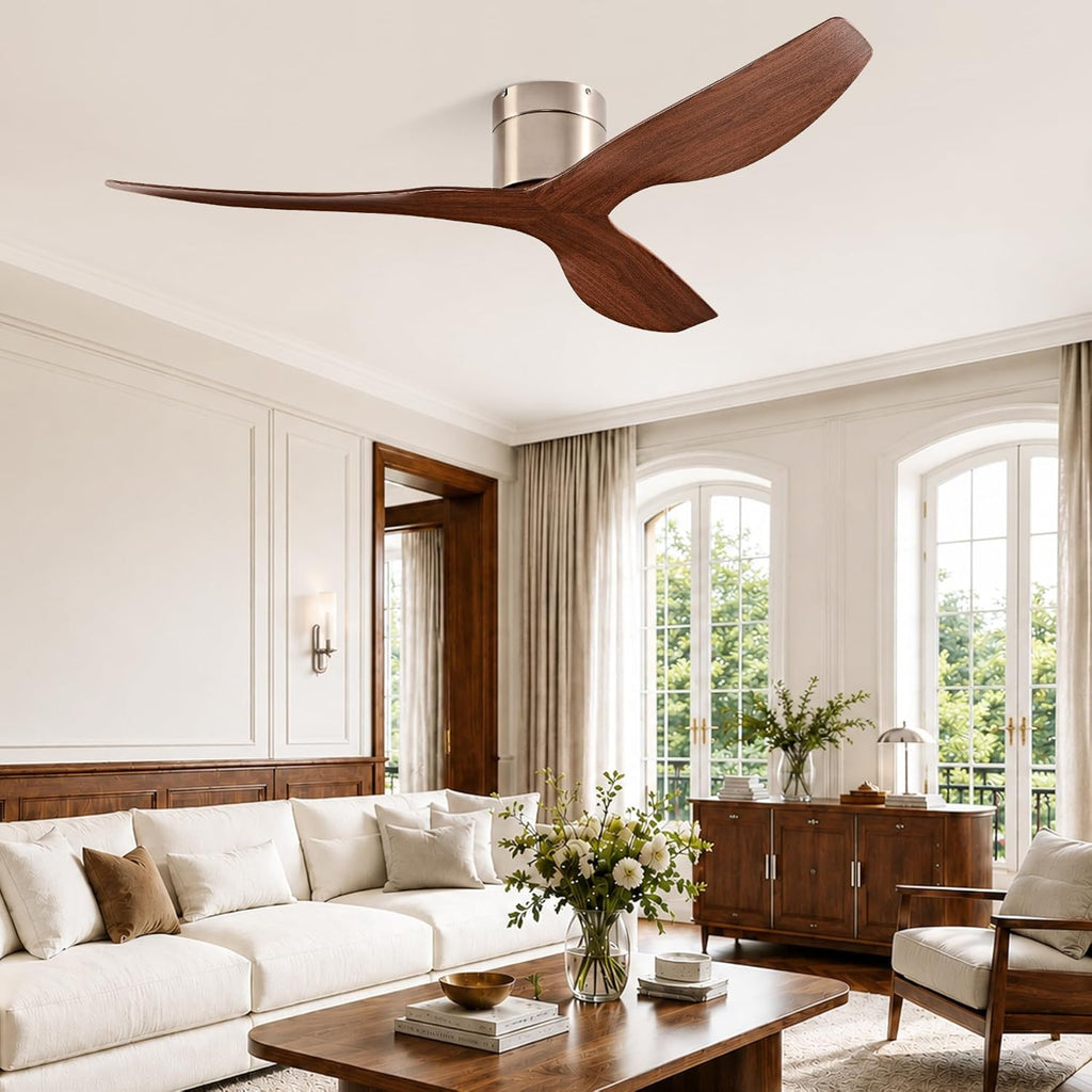 52" Ceiling Fan with Remote, No Light