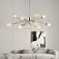 12-Light Chrome Modern Crystal Chandelier