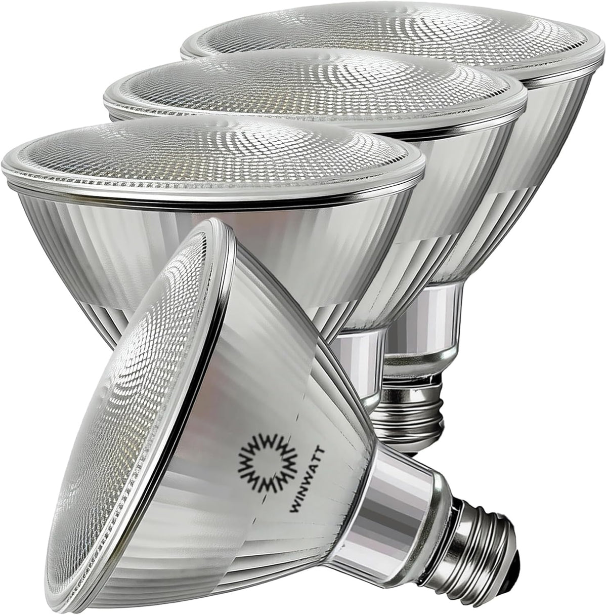 LED Light Bulbs PAR38 Full Glass, 27W=300W Equivalent 4000 Lumens Ultra Bright 20000 Hours Classic Flood Light Bulbs