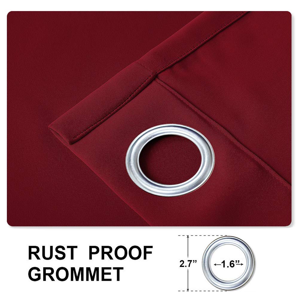 Porch Curtains Outdoor Waterproof Patio Garden Outdoor Curtain/Exterior Shades/Blinds- Grommet Thremal Insulated