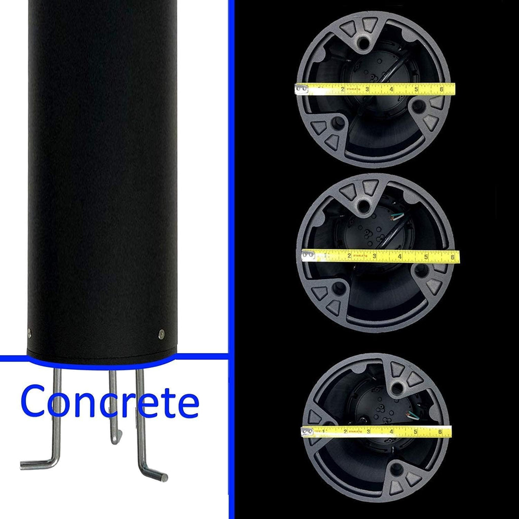 Bollard Light 39", 120-277V, 20W, 3CCT 3000-5000 Kelvin, Flat