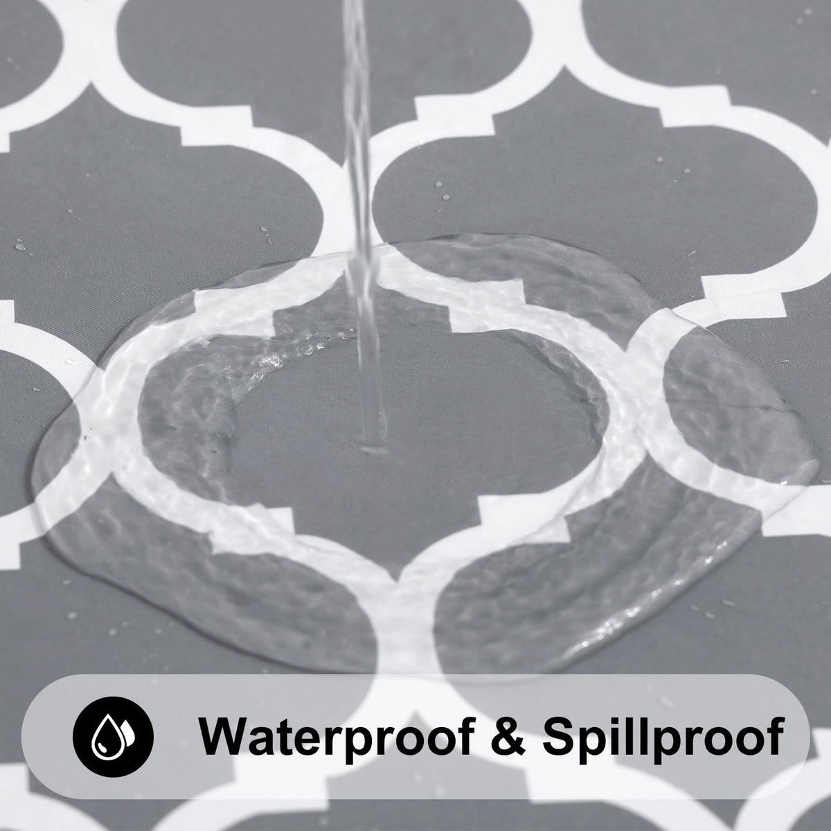 Rectangle Table Cloth, Flannel Backed Vinyl Tablecloth, 54"x108"