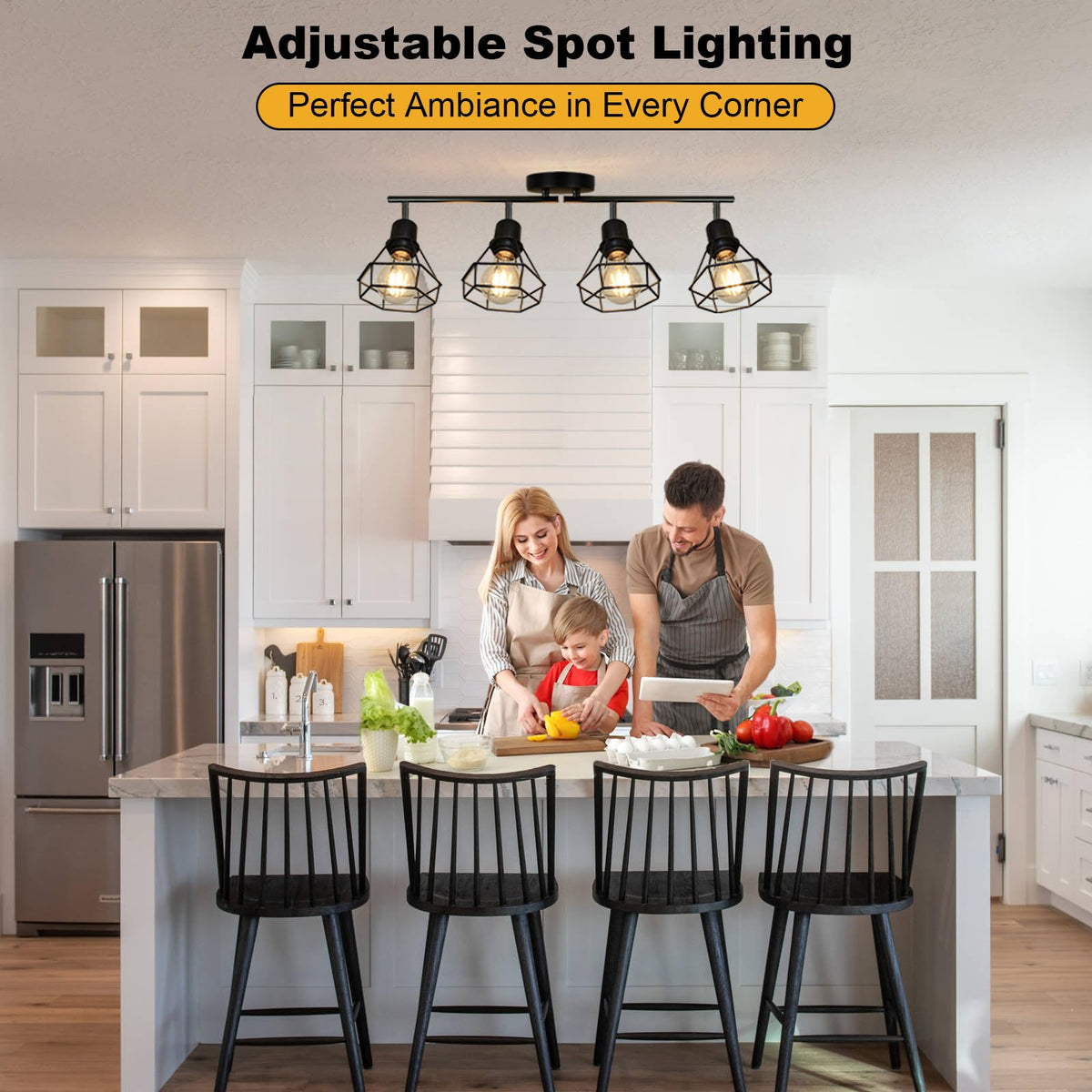 Track Lighting Farmhouse, Directional Ceiling Light Fixtures
