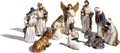 5'' Nativity Set with 11 Figures, Indoor Nativity Scene Figurines, Holy Family Statue, Christmas Decorations
