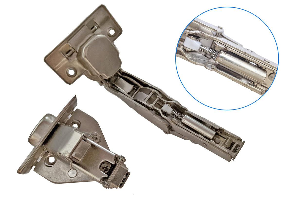 165 Degree Soft Close Cabinet Hinge, Single Pack Lazy Susan Corner Cabinet Hinge for Cabinet Frame to Door