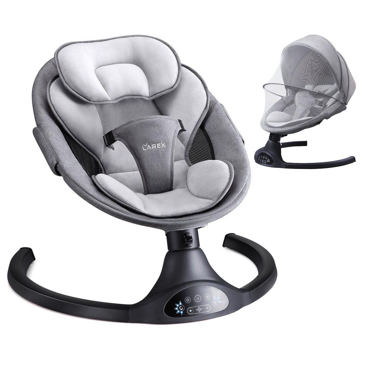 Baby Swing for Infants to Toddler with Remote Control & Bluetooth