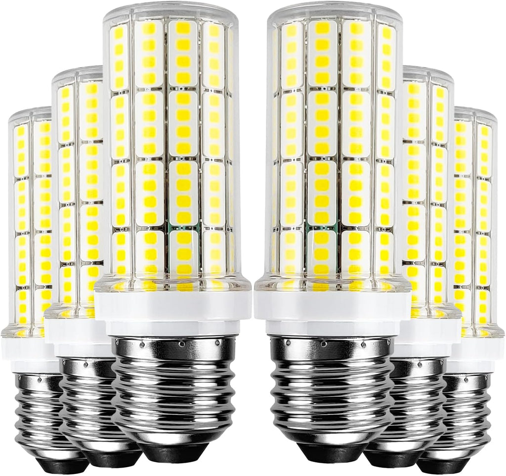 Led Light Bulb 6pcs 200w Equivalent 2500 Lumen 5000k Cool Daylight White 20w Super Bright Led Bulb E26/E27 Base