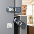 5-Pack Fridge Locks, Child Proof Refrigerator/Freezer Door Lock, Child Safety Cabinet Lock with Adhesive Pads