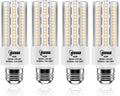 4pcs LED Light Bulb 5000LM 300w Equivalent Super Bright 3000K Warm Daylight White 40W LEDs Bulb E26/E27 Medium Base