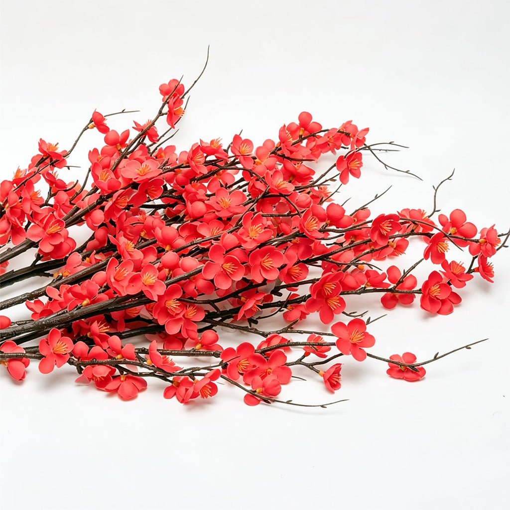 Artificial Cherry Blossom Branches for Vase Faux Cherry Blossom Stems Long Stem Artificial Flowers for Tall Vase (5