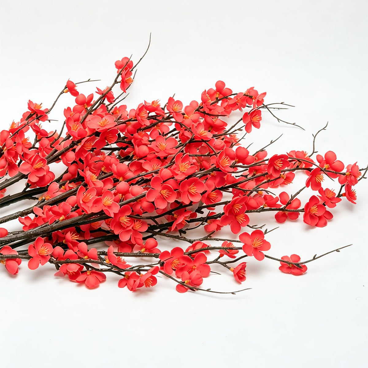 Artificial Cherry Blossom Branches for Vase Faux Cherry Blossom Stems Long Stem Artificial Flowers for Tall Vase (5