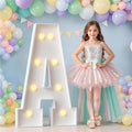 3FT Marquee Letters Light Up Letras A for Party Wedding Proposal