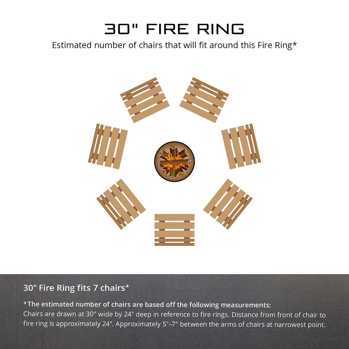 Lab N Duck Unpainted 12 in. Tall 30 in. Diameter Outdoor Fire Ring - 30 x 30 x 12 in. - Rustic Black Color