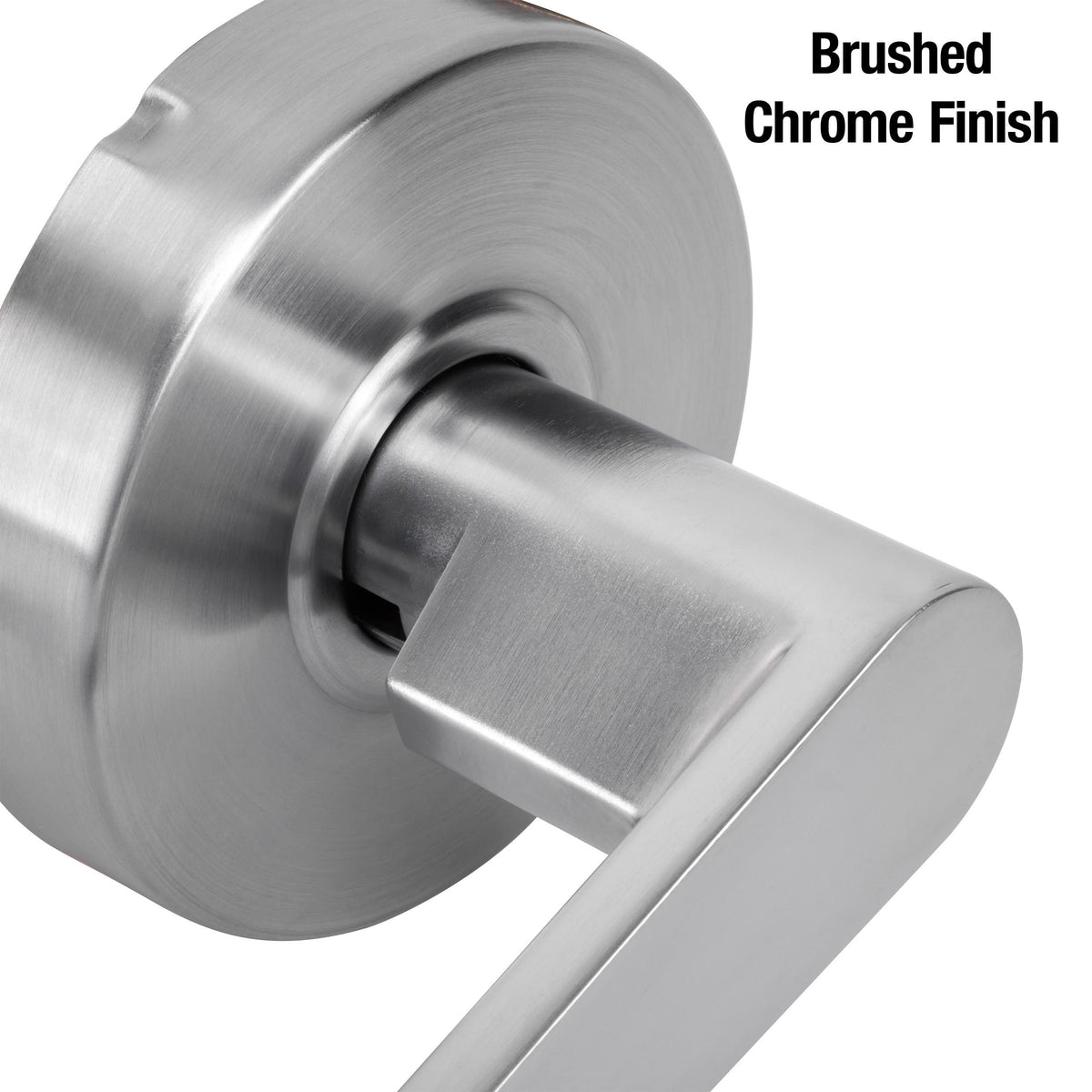 SLCHPG26D Heavy Duty Lever Style, Grade 2 Commercial Passage Door Lock, Brushed Chrome/Chrome