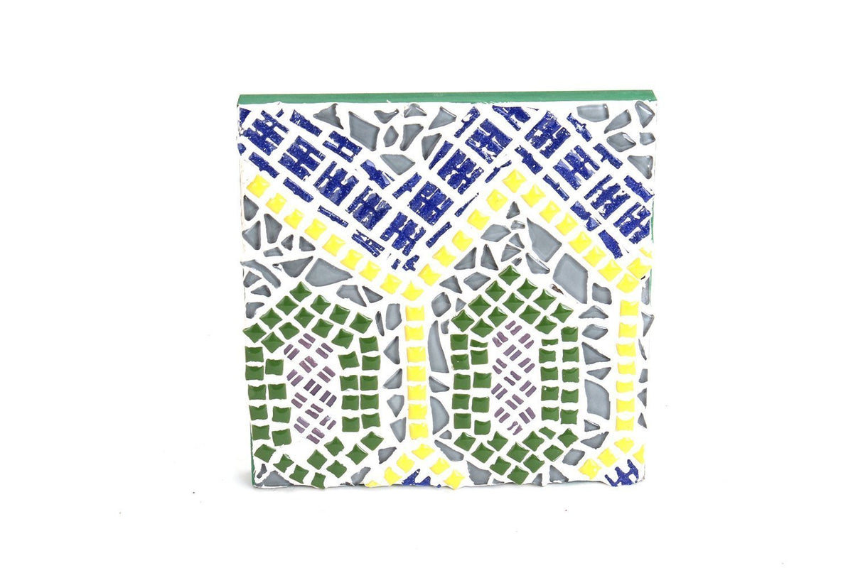 3/4 Inch (20mm) Dark Blue Mosaic Tile, 3 Pound (48 oz) Bulk Assortment of Mosaic Tiles