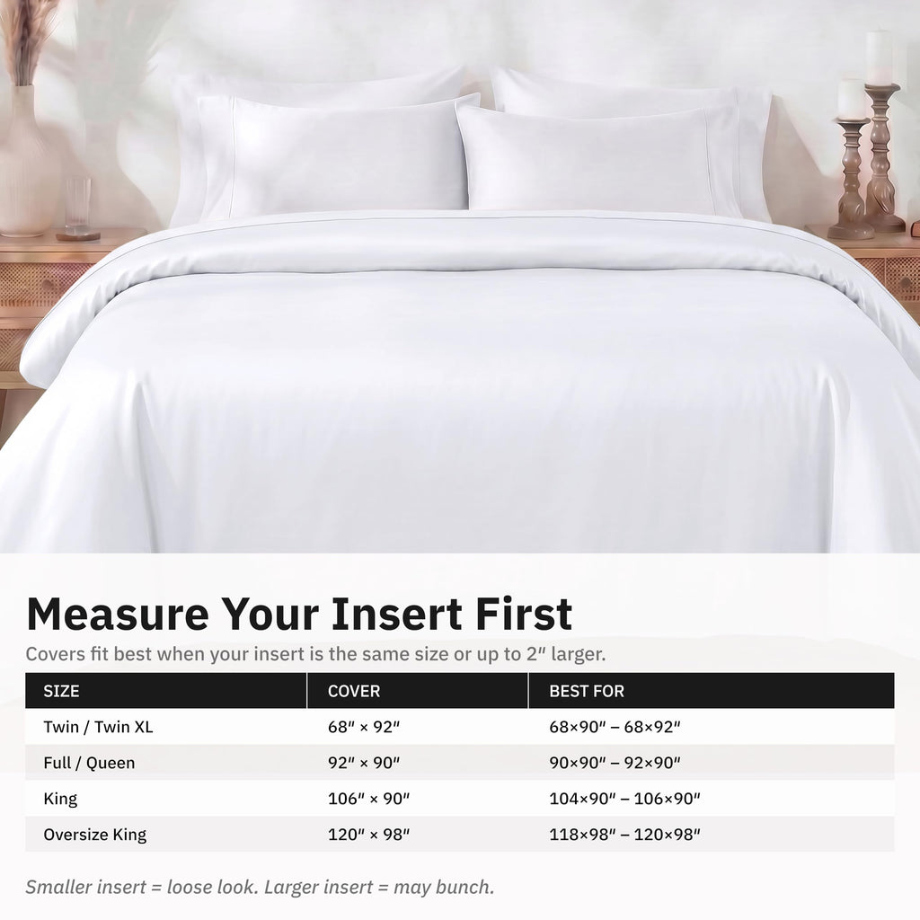 Luxury Duvet Cover, White