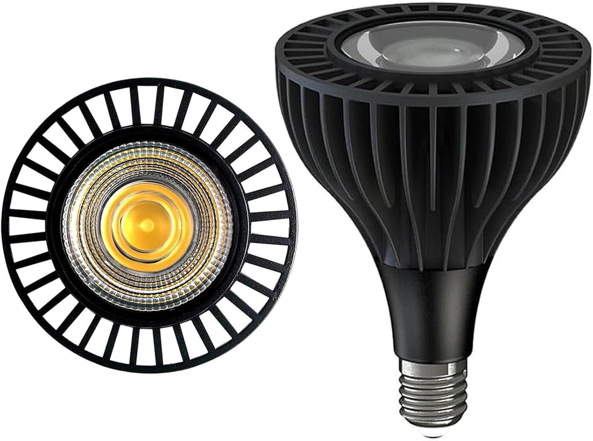 PAR38 LED Flood Light Bulb Dimmable, 35W 3300 Lumens 300W Equivalent 6000K Cold White, COB LED Outdoor Spotlight,E26