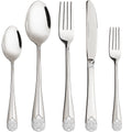 Silverware Set Limited Edition - 30 Piece Family Dinnerware Set - Flatware Set for 6 - Silver Tableware Set - Spoons