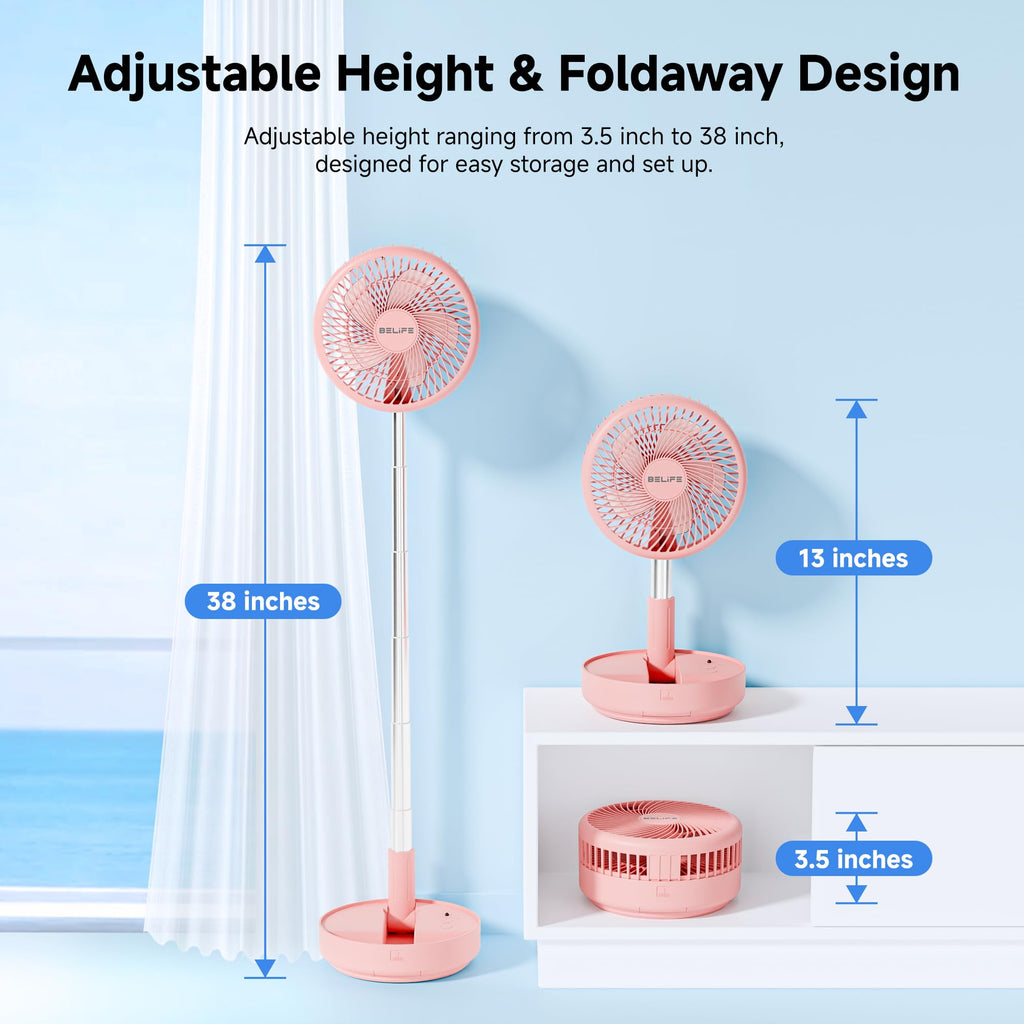 X8 Portable Oscillating Camping Fan for Travel