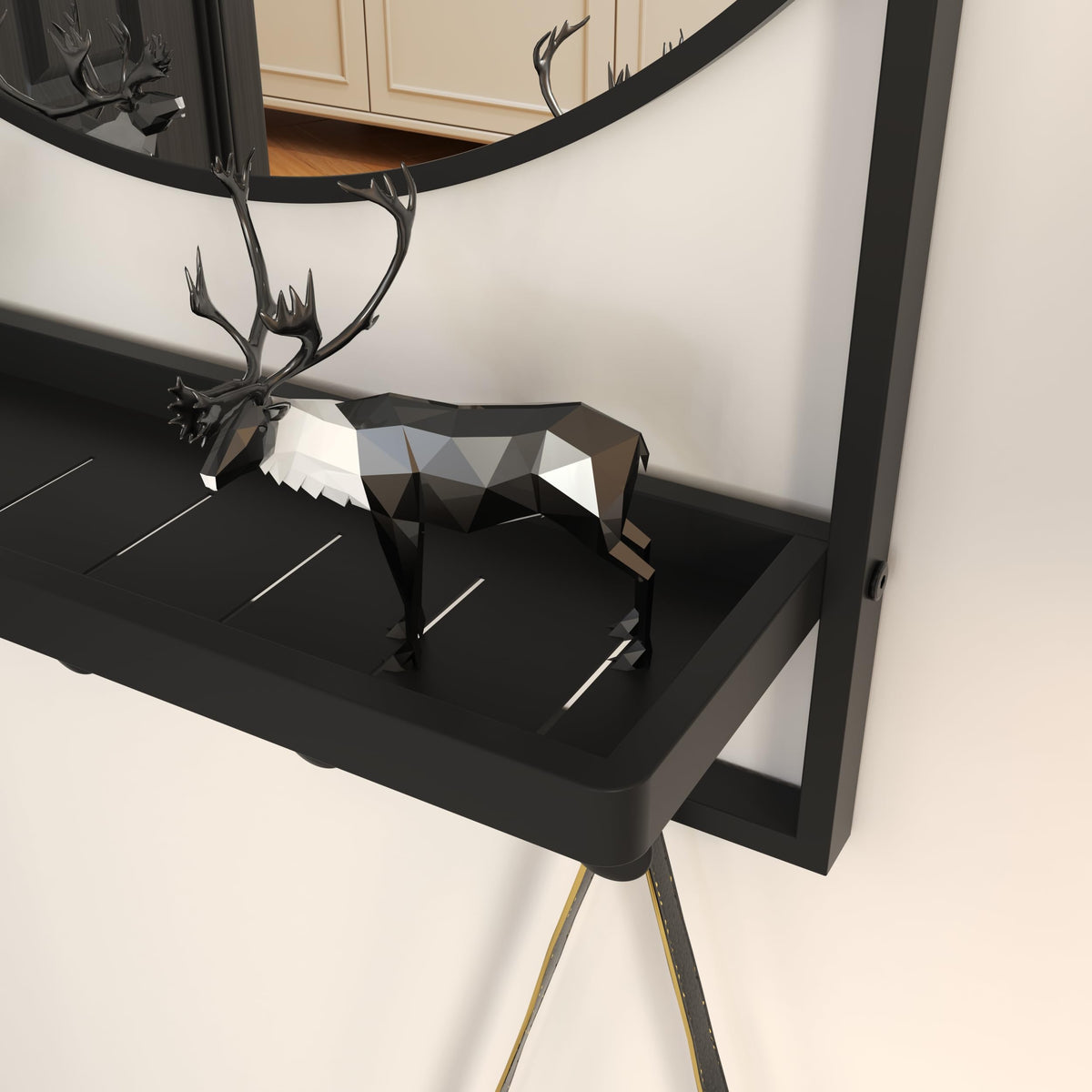 Entryway Mirror with Hooks 20 X 28 Inch Bathroom Mirror with Shelf