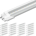 24 Pack T8 LED Tube Lights 4FT, Type A+B, 18W 2400LM, 6000K