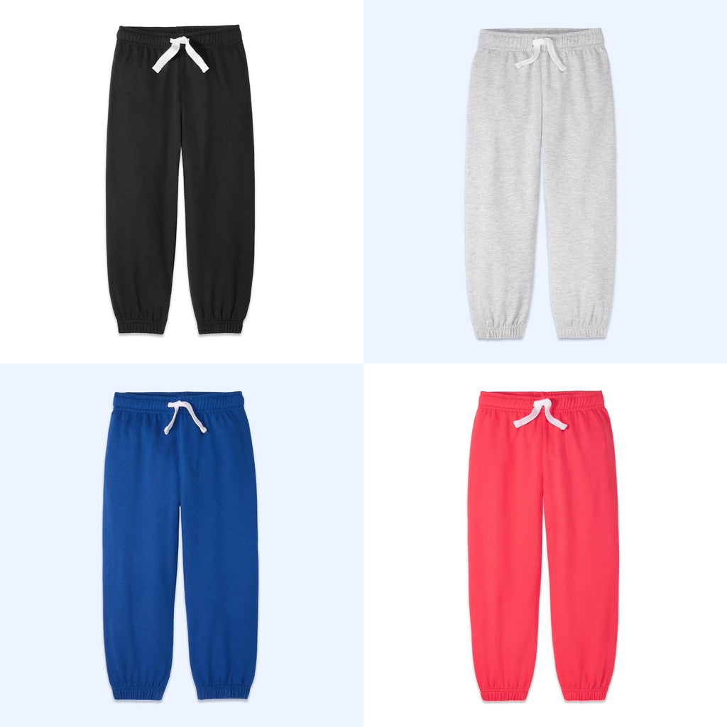 Toddler Boy Solid Jogger Pants, Pack