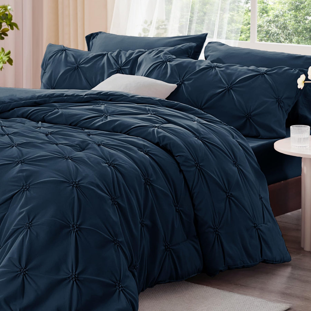 Comforter Set Navy, Fluffy & Soft Comforter