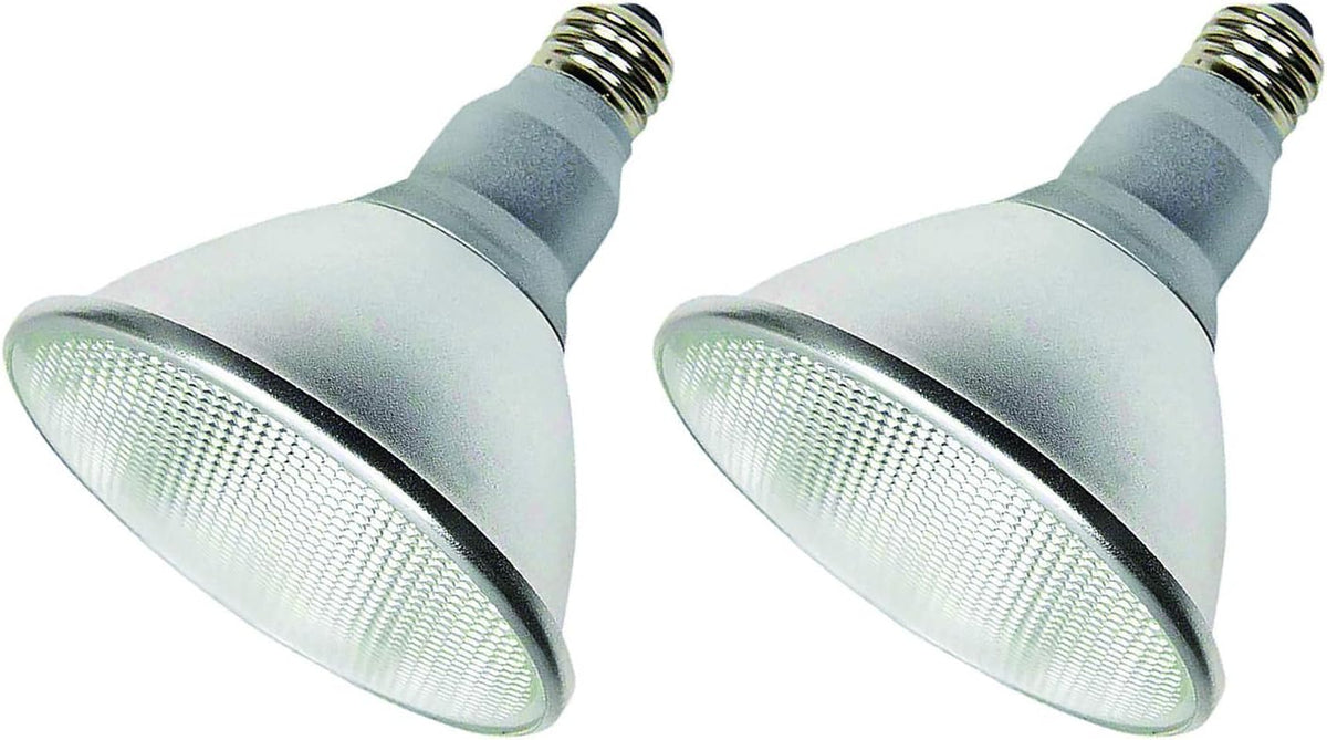 PAR38 LED Flood Bulbs, 100W Equivalent, Dimmable, 3000K, 2 Pack