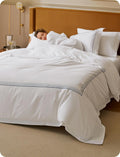 Giza Egyptian Cotton Duvet Cover, Hotel-Quality 100% Cotton