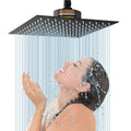 Rain Shower Head with Filtered - High Flow Bathroom Rainfall Filter Showerhead For Hard Water, Upgraded 304 Stainless