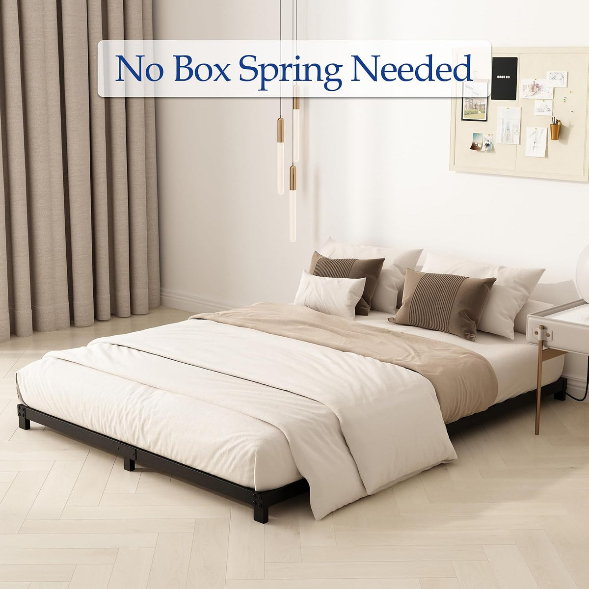 4 Inch Bed Frame, Low Profile Bed Frame