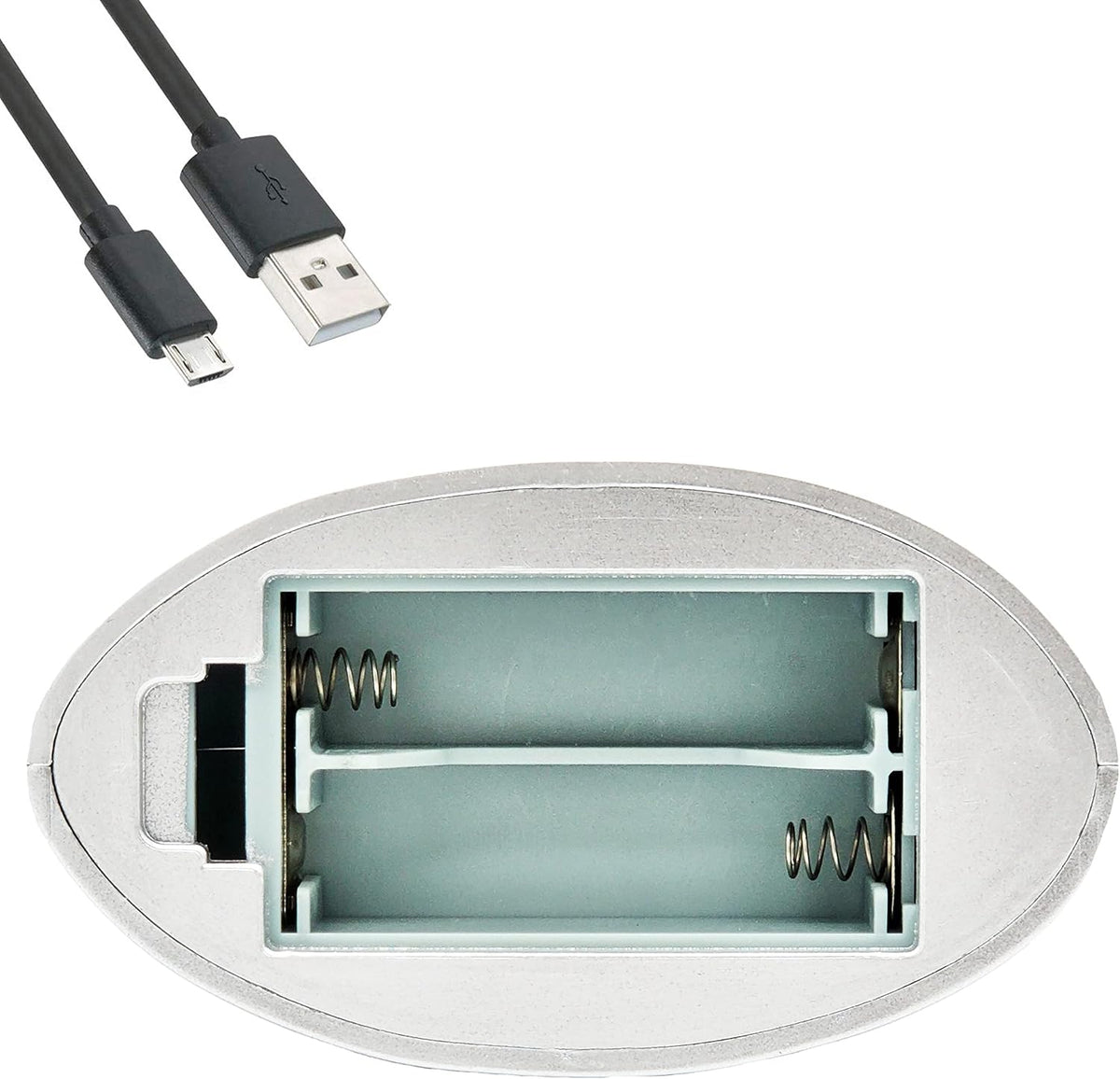 Silver Matte Small Electric , Tree of Life Design Hanukkah , LED, Travel, Light It Anywhere! Batteries or USB