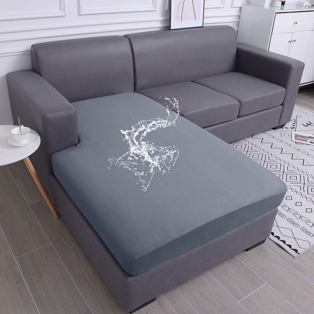 Waterproof Sectional Sofa Cushion Covers, L Shape Couch Slipcovers