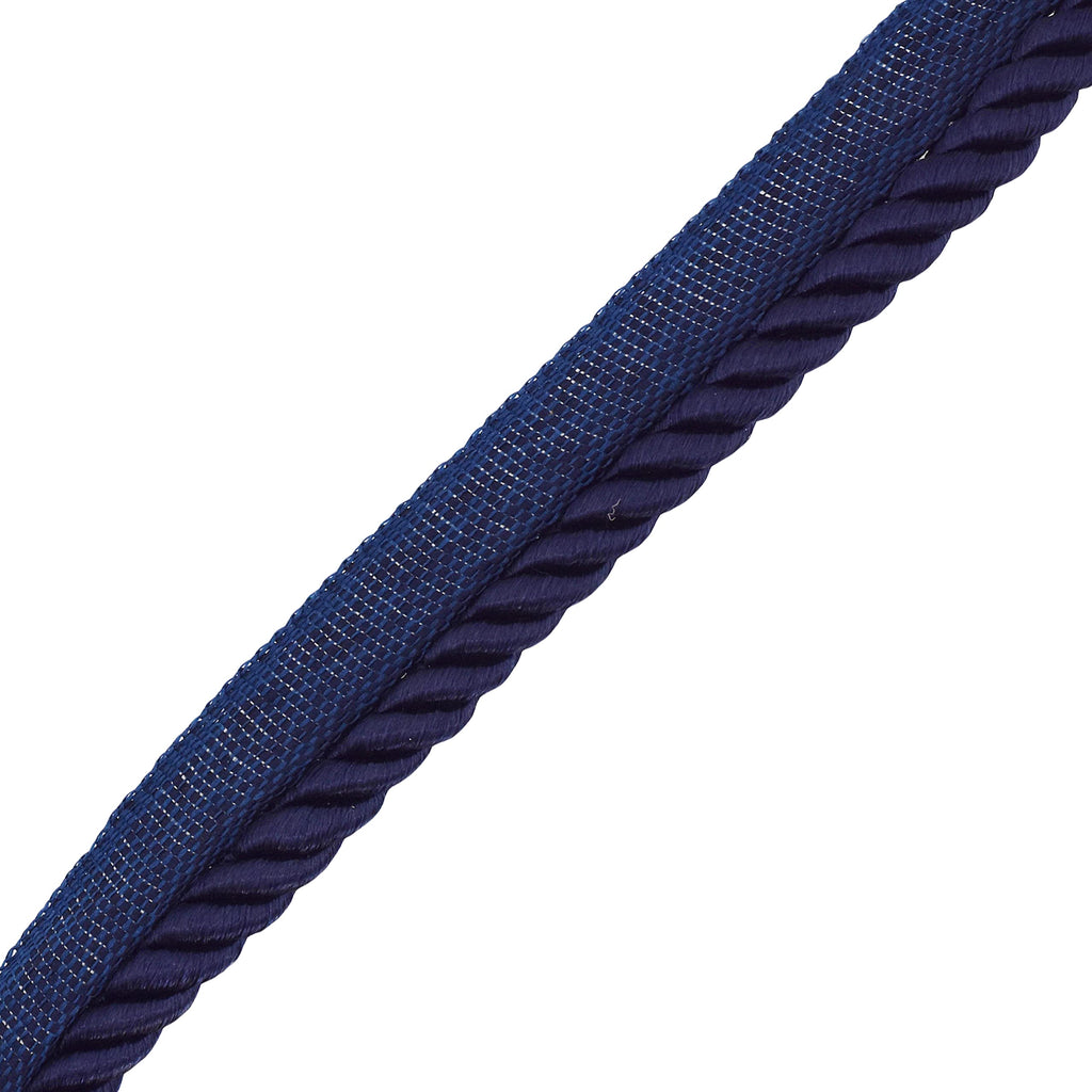 Navy Blue Twisted Lip Cord for Sewing Piping Upholstery Trim