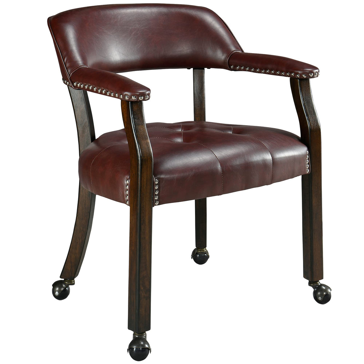 Rolling with Arms, Wood with Casters