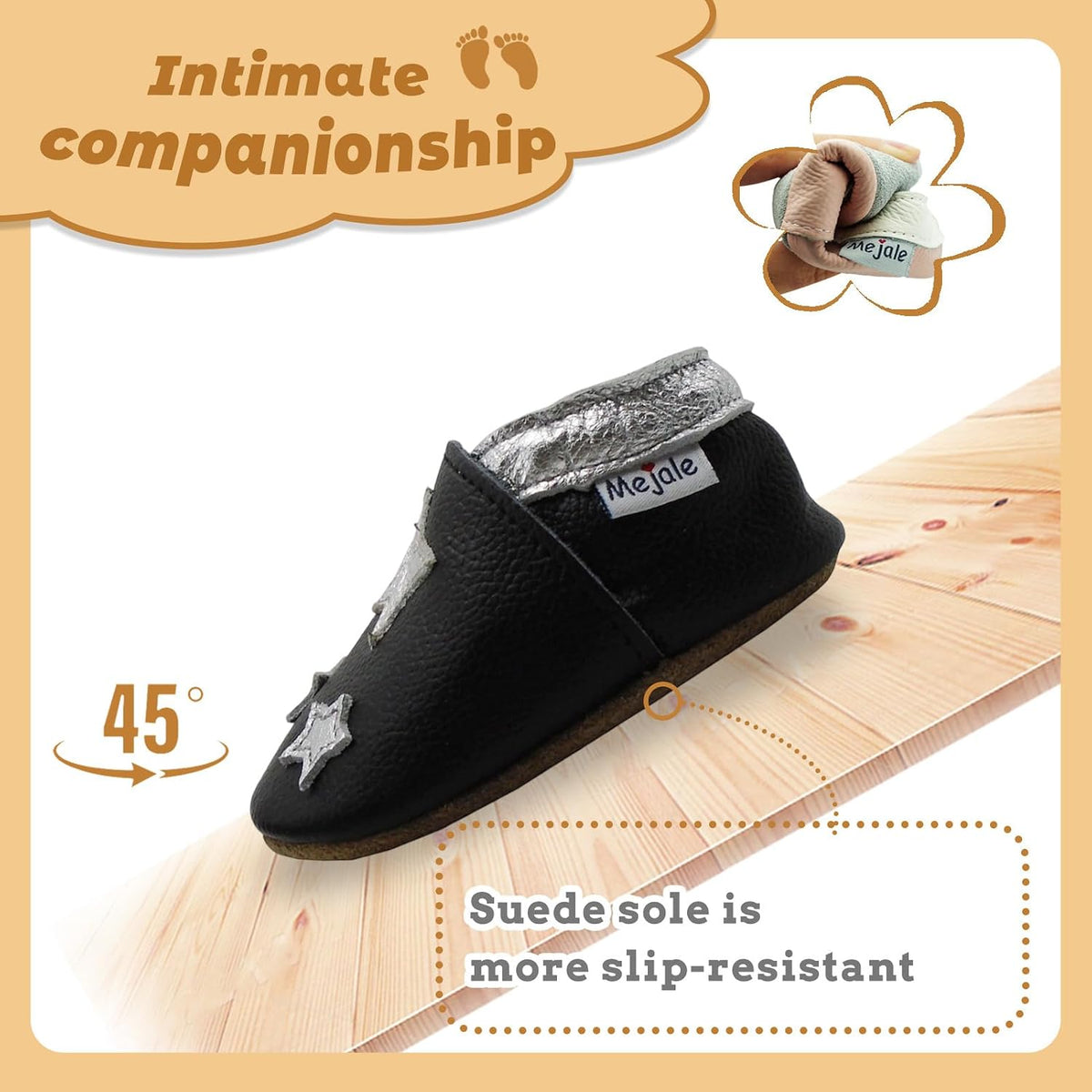 Baby Girls Shoes Infant Boys Leather Moccasins Toddler Slippers