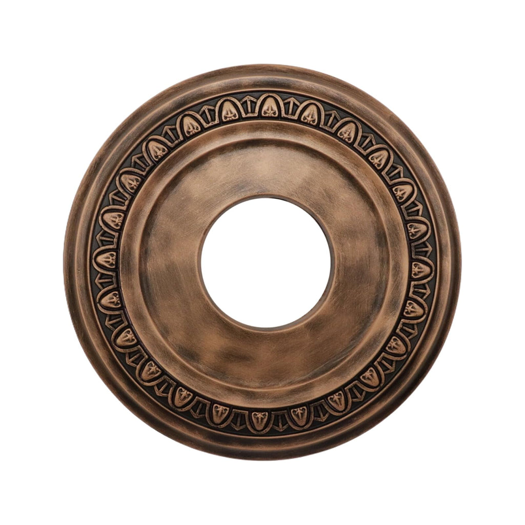 Ceiling Medallion 12"OD x 3.94"ID PU Ceiling Medallion for Light Fixtures European Style Ceiling Light Decorative Fan